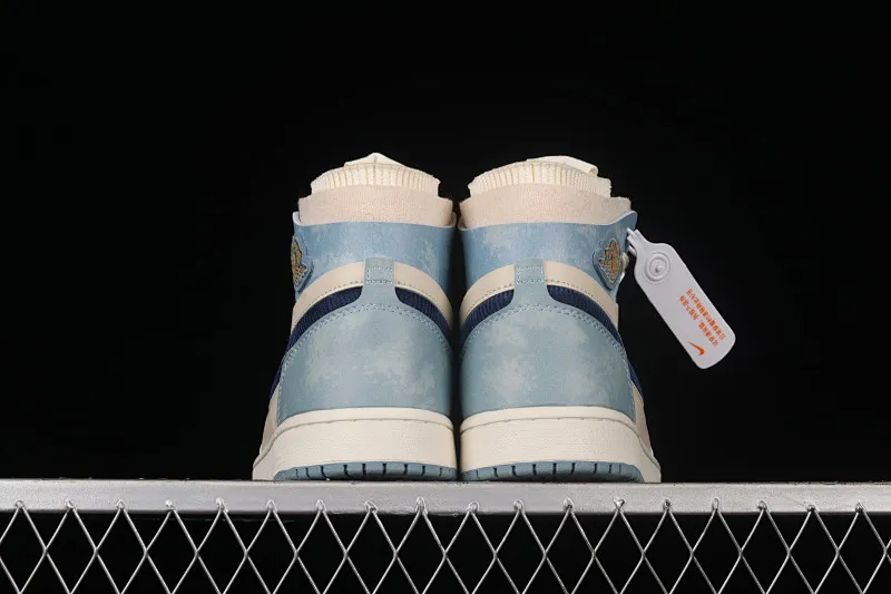 All categories Air Jordan Jordan series basketball shoes Air Jordan 1 High Air Jordan 1 Zoom CMFT "Celestine Blue" AJ1 Joe 1 Macaron Beige Blue Pink DQ5091-041